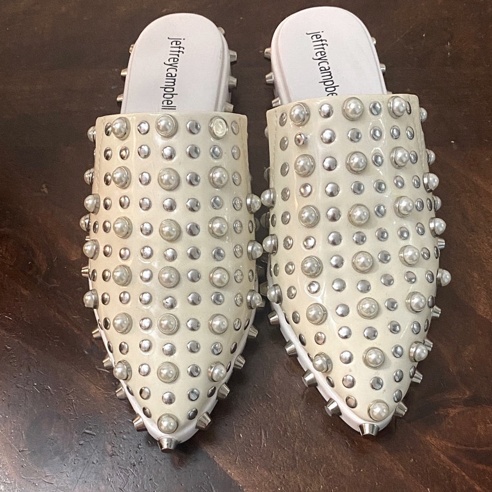 Jeffrey Campbell Studded Mules - Picture 4 of 8